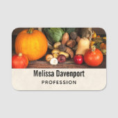 Rustikaler Koch Namensschild (Vorderseite)