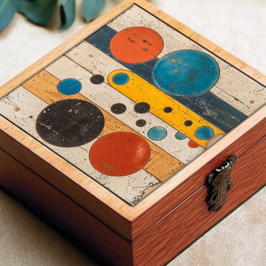 Rustikaler Kosmos - Abstrakte Keramik Fliese