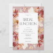 Rustikaler Kranz Herbstlaub Weinroute Mendrisiotto Einladung (Vorderseite)