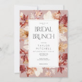 Rustikaler Kranz Herbstlaub Weinroute Mendrisiotto Einladung (Vorderseite)