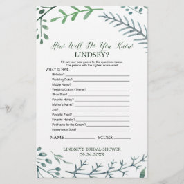 Rustikaler Kranz wie gut kennen Sie das Bride-Spie