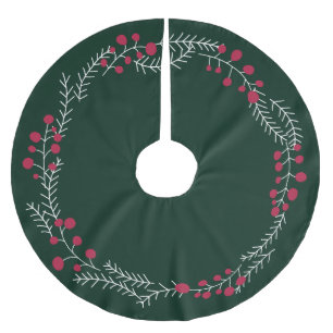 Rustikaler Kranzrahmen Kiefer grün Weihnachten Polyester Weihnachtsbaumdecke