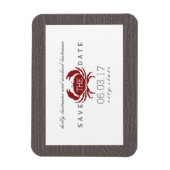 Rustikaler Krebs speichert das Datum-Magnet Magnet (Vertikal)