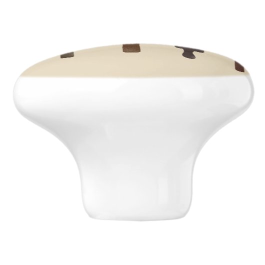 Rustikaler Küchenzieher Pull Keramikknauf (Seitenansicht)