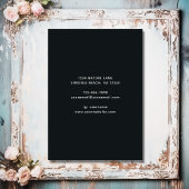 Rustikaler Kuh Skull Floral Boho Western Visitenkarte