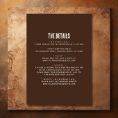 Rustikaler Kuhschädel floraler Boho Alle in einer Einladung