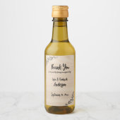 Rustikaler Kundenwunsch von Couple Weinetikett (Vorderseite)