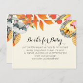 Rustikaler Kürbis Bringen Sie ein Buch Einladungspostkarte (Vorne/Hinten)