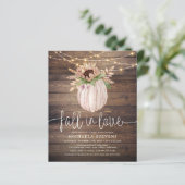 Rustikaler Kürbisfall im Brautparty der Liebe (Stehend Vorderseite)