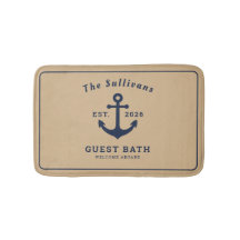 Rustikaler Küstenanker Navy Beige Benutzername