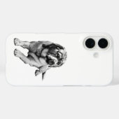 Rustikaler Lächelschutz Case-Mate iPhone Hülle (Rückseite (Horizontal))