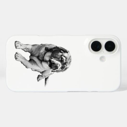 Rustikaler Lächelschutz Case-Mate iPhone Hülle (Rückseite (Horizontal))