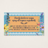 Rustikaler Laib von Brot Blume runden Backwaren ab (Rückseite)