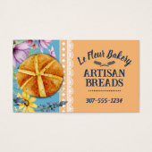 Rustikaler Laib von Brot Blume runden Backwaren ab (Vorderseite)