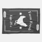 Rustikaler Landbau Frische Hühnereier Handtuch (Horizontal)