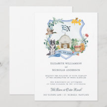 Rustikaler Landbetrieb | Barn Wedding Wappen