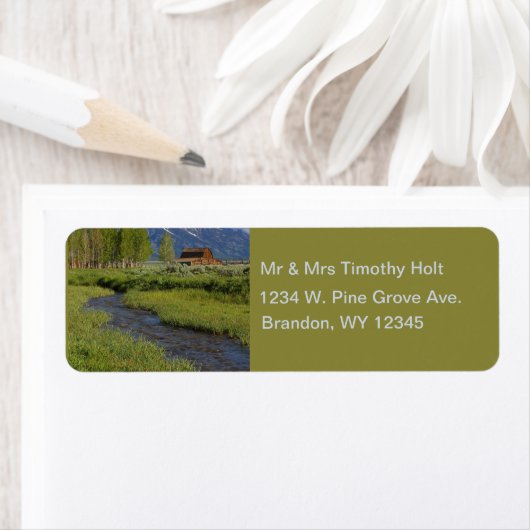 Rustikaler Landbetrieb Mormon Row Barns (Insitu)