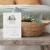 Rustikaler Landstall Woodpecker UAWG RSVP Karte