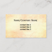 Rustikaler Langkornkuh-Sepia-Brauch Visitenkarte (Rückseite)
