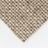 Rustikaler Laurel Wreath Bauernhof Stil Mit Monogr Fleecedecke (Ecke)