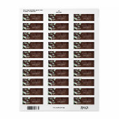 Rustikaler Lavendel | Bezeichnung der Holzrücksend (Vorne)