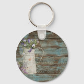 rustikaler Lavendel Schlüsselanhänger (Vorderseite)