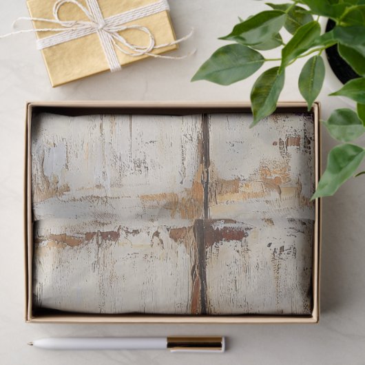 Rustikaler Lavendelholz Seidenpapier (Geschenk)