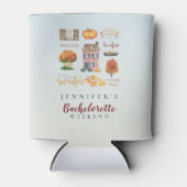 Rustikaler, lebendiger Fall Favoriten Junggeselinn Dosenkühler (Vorderseite)