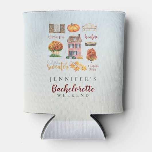 Rustikaler, lebendiger Fall Favoriten Junggeselinn Dosenkühler (Vorderseite)