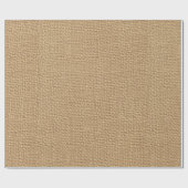 Rustikaler Leinwand-Hintergrund gedruckt Geschenkpapier (Flach)
