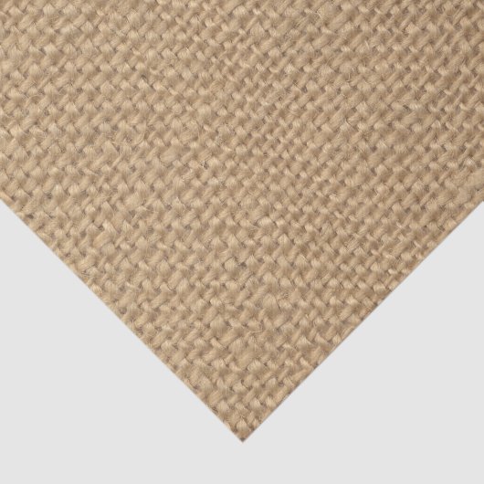 Rustikaler Leinwand-Hintergrund gedruckt Seidenpapier (Ausschnitt)