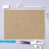 Rustikaler Leinwand-Hintergrund gedruckt Seidenpapier (Handwerk)