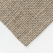 Rustikaler Leinwand-Stammbaum-Familienname Fleecedecke (Ecke)