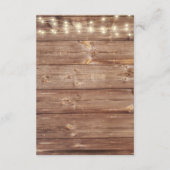 Rustikaler Lemon Basket Moderne Niedliche Babydusc Begleitkarte (Rückseite)