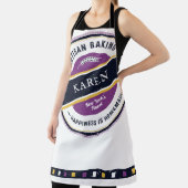 Rustikaler Lila Hipster der Marine Schürze (InSitu)