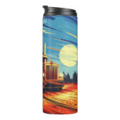 Rustikaler LKW-Geschwindigkeitsübergang Thermosbecher (Nach rechts gedreht)