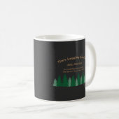Rustikaler Logging Tree Cutting Company Service Kaffeetasse (VorderseiteRechts)