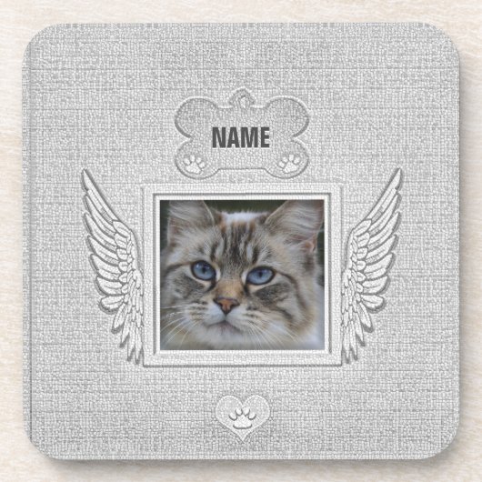 Rustikaler Look Grauer Stone Mouse Pad Untersetzer (Vorderseite)