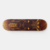 Rustikaler Löwenkopf Skateboard (Horizontal)
