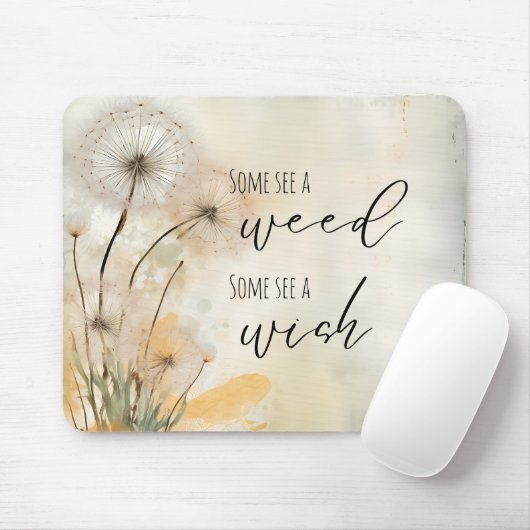 Rustikaler Löwenzahn Einige sehen ein Unkraut, man Mousepad (Mit Mouse)