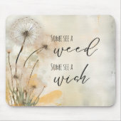 Rustikaler Löwenzahn Einige sehen ein Unkraut, man Mousepad (Vorne)