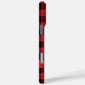 Rustikaler Lumberjack Red Black Buffalo Karierter  Case-Mate iPhone Hülle (Rückseite / Rechts)