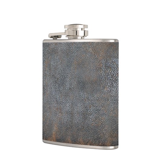 Rustikaler männlicher getragener | Brown Flachmann (Links)