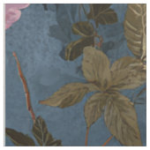 Rustikaler marineblauer botanischer eleganter Vint Stoff (Muster)