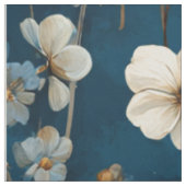 Rustikaler marineblauer botanischer eleganter Vint Stoff (Muster)