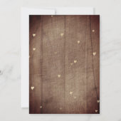 Rustikaler Mason Jar Light I GRILLEN Engagement Pa Einladung (Rückseite)