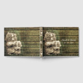 Rustikaler Mason Jar mit Babys Atem Gästebuch (Voll)