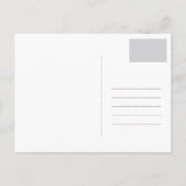 Rustikaler Mason Jar mit Blume auf Papier UAWG Einladungspostkarte (Rückseite)