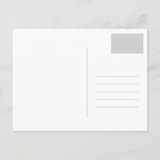 Rustikaler Mason Jar mit Blume auf Papier UAWG Einladungspostkarte (Rückseite)