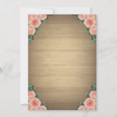 Rustikaler Mason Jar, Spitz, blühend Save the Date (Rückseite)